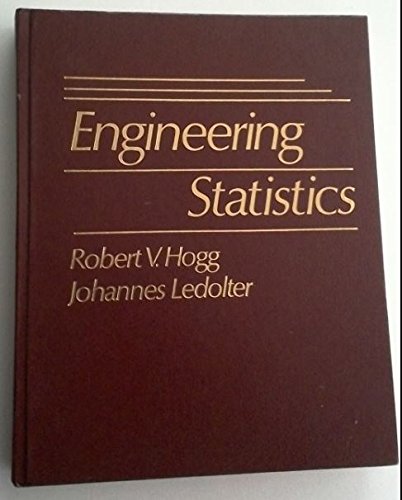 engineering statistics  hogg, robert v. 0023557907, 9780023557903