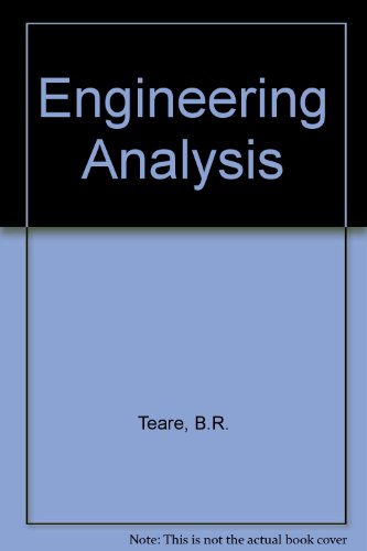 engineering analysis  ver planck, d.w. and b.r. teare jr. 0471906182, 9780471906186