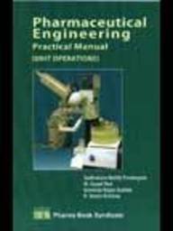pharmaceutical engineering practical manual unit operations pondugula, sudhakara reddy, rao, m. gopal,