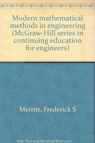 modern mathematical methods in engineering  merritt, frederick s 0070415129, 9780070415126