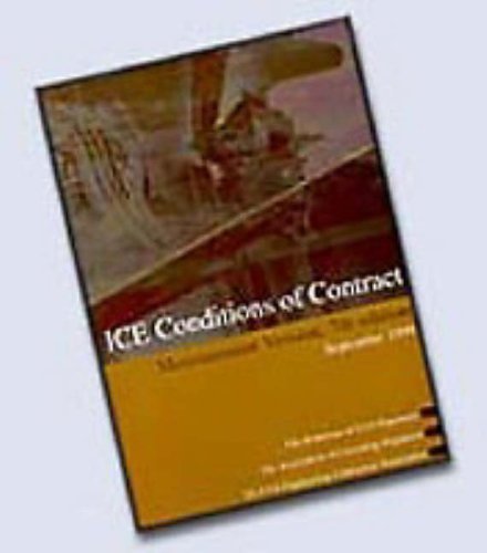 ice conditions of contract measurement version 7th ed 7th edition institution of civl engineers, association