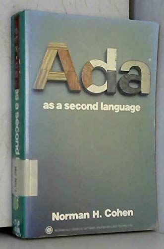 ada as a second language  norman h. cohen 0070115893, 9780070115897