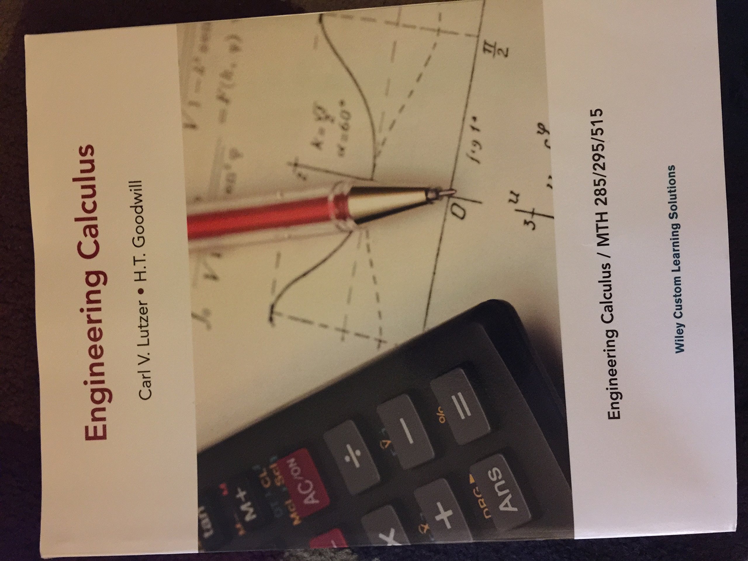 engineering calculus multivariable for wentworth institute of technology  carl v. lutzer, h. t. goodwill
