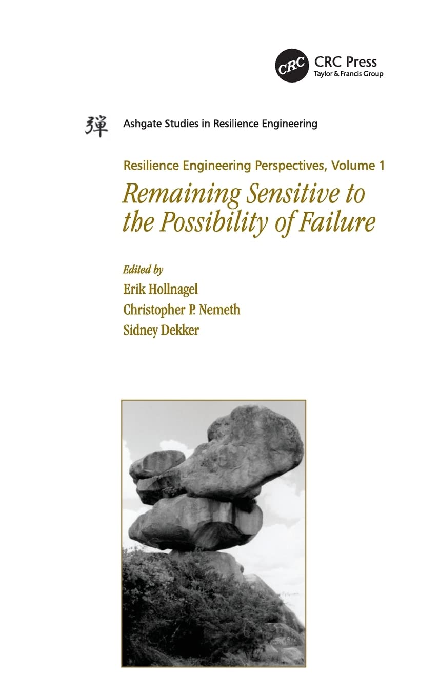 remaining sensitive to the possibility of failure  nemeth, christopher p. 0754671275, 9780754671275
