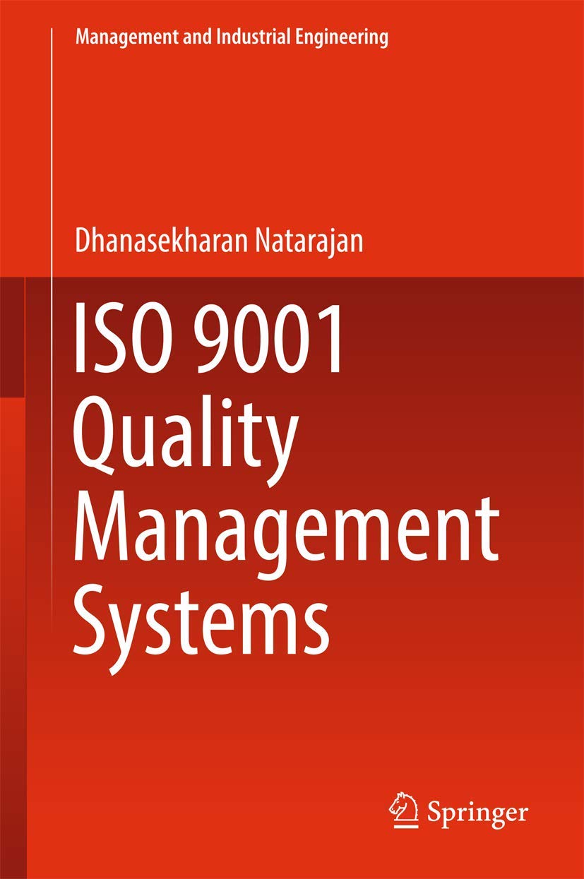 iso 9001 quality management systems 1st edition natarajan 3319543822, 9783319543826