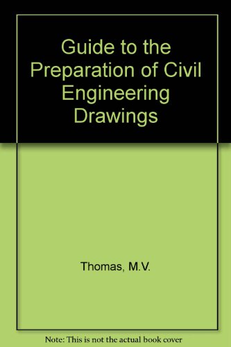 guide to the preparation of civil engineering drawings  thomas, m.v. 0333326997, 9780333326992