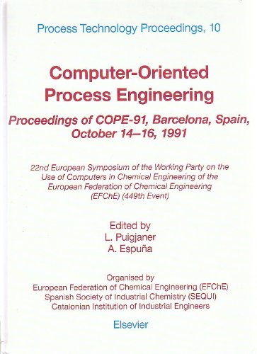 computer oriented process engineering  l. puigjaner 0444887865, 9780444887863