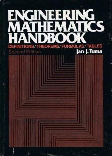 engineering mathematics handbook definitions theorems formulas tables 2nd revised & enlarged edition tuma,