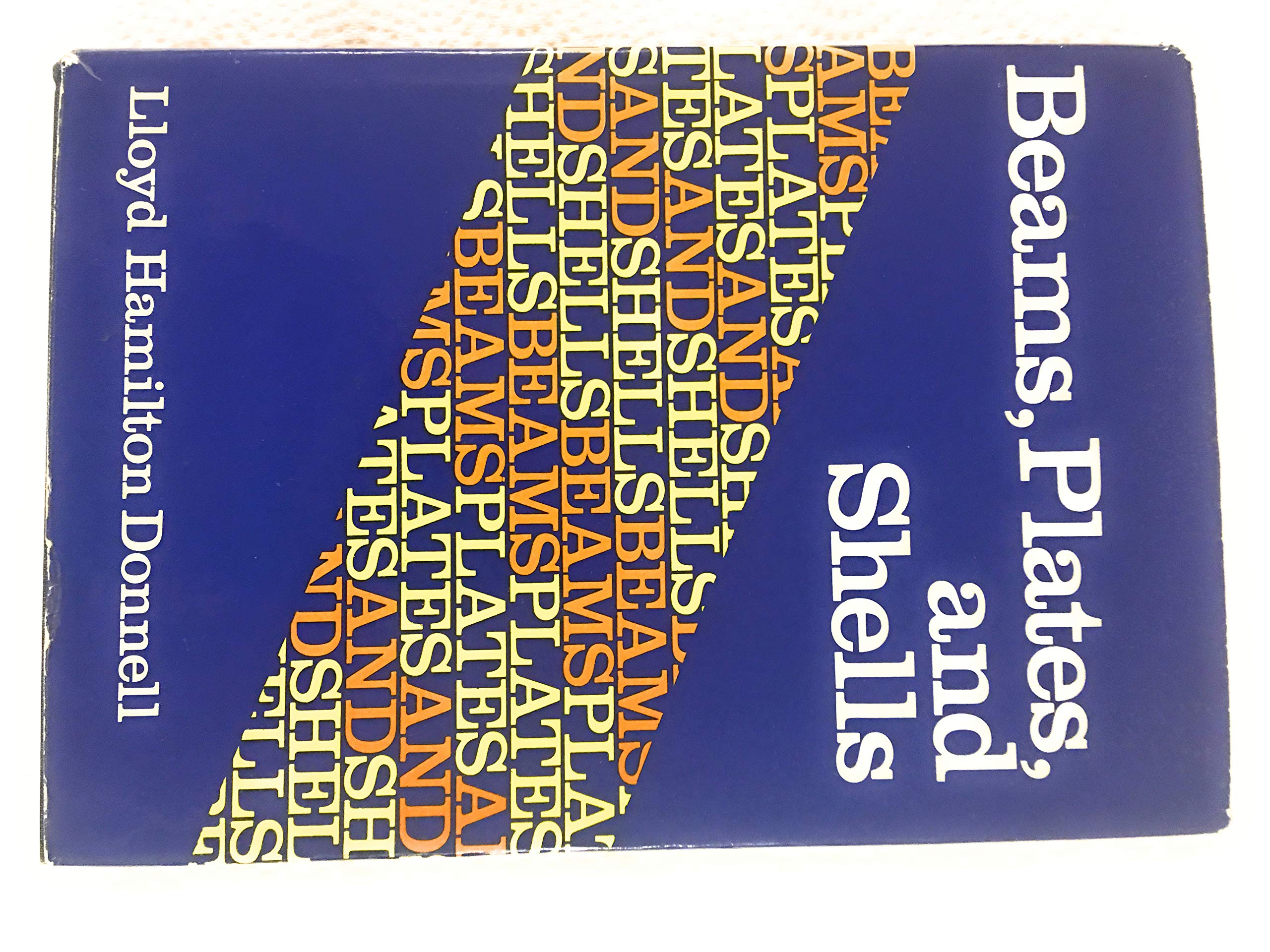 beams plates and shells f 1st edition donnell, lloyd hamilton 0070175934, 9780070175938