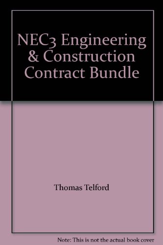 nec3 engineering and construction contract bundle 2010 edition thomas telford 0727740849, 9780727740847