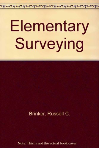 elementary surveying 5th edition brinker, russell c 070022243x, 9780700222438