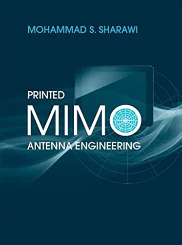 printed mimo antenna engineering  mohammad, sharawi s 1608076814, 9781608076819
