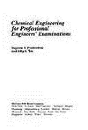 chemical engineering for professional engineers examinations  prabhudesai, rajaram k. 007050640x,