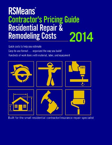 rsmeans contractors pricing guide residential repair and remodeling 2014  rsmeans engineering department
