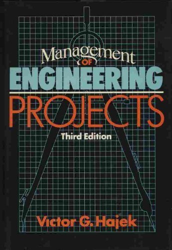 management of engineering projects subsequent edition hajek, victor j. 0070255369, 9780070255364