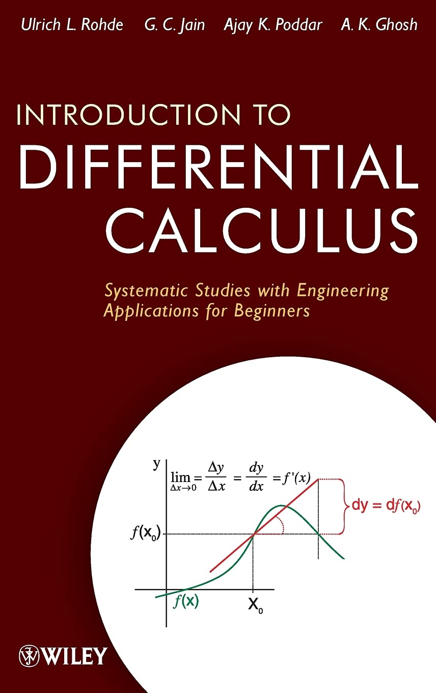introduction to differential calculus systematic studies with engineering applications for beginners 1st