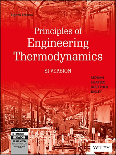 principles of engineering thermodynamics d 8th edition wiley india 8126556722, 9788126556724