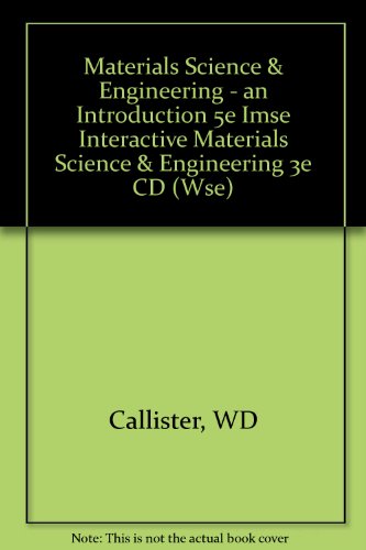 interactive materials in engineering cd-rom edition intellipro 0471352225, 9780471352228