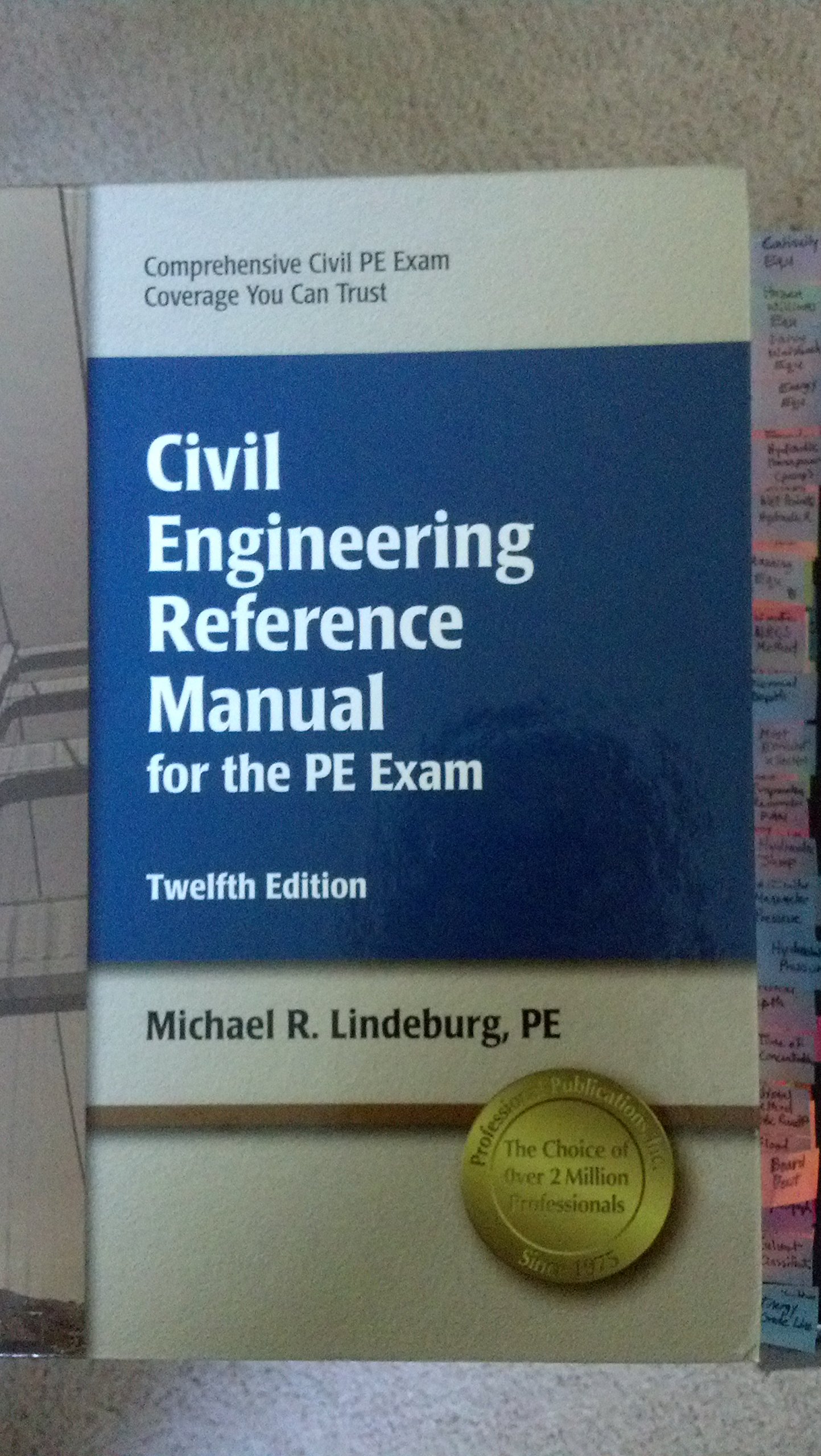 civil engineering reference manual for the pe exam 12th edition michael r. lindeburg 1591263417, 9781591263418