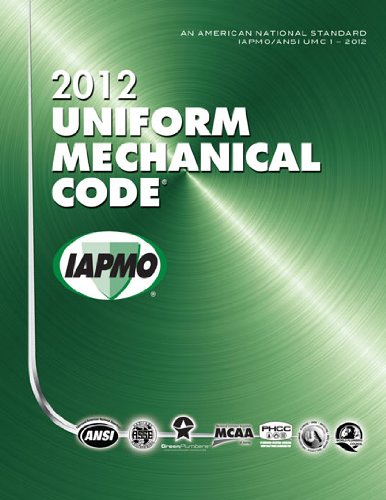 2012 uniform mechanical code 26th edition international association of plumbing and mechanical officials