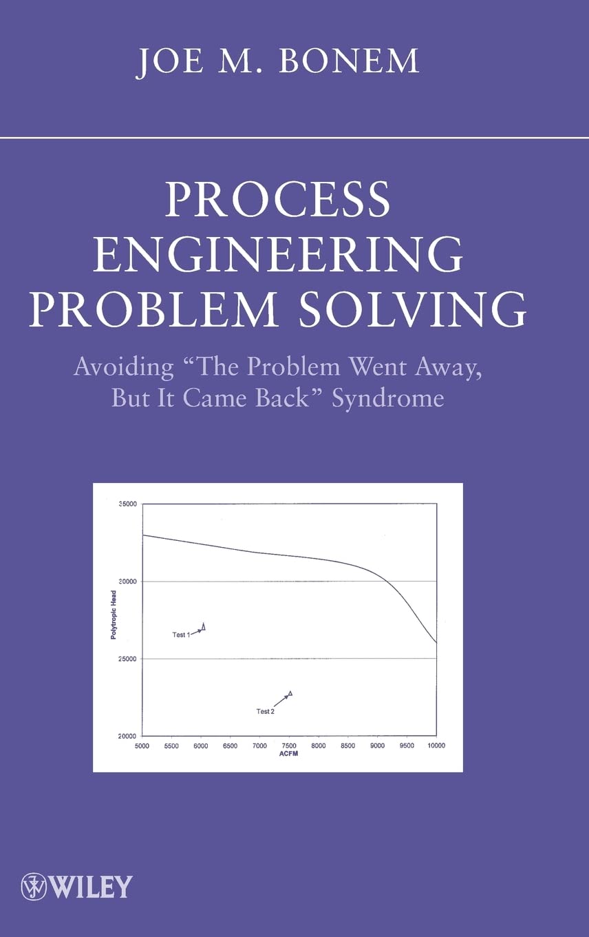 process engineering problem solving avoiding the problem went away but it came back syndrome 1st edition