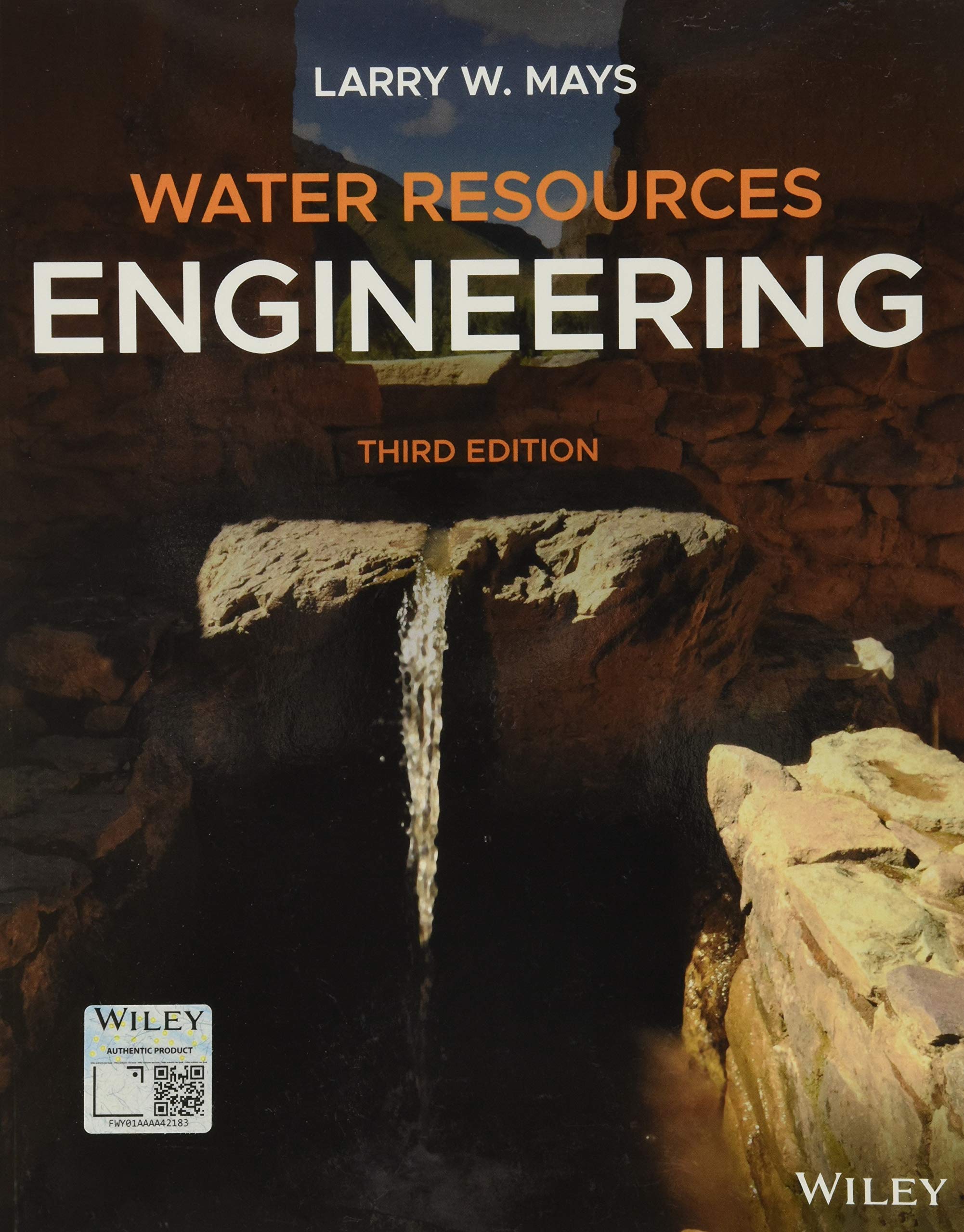 water resources engineering 3rd edition mays, larry w. 111949057x, 9781119490579
