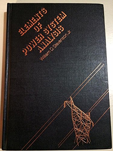 elements of power system analysis 3rd edition stevenson, william d 0070612854, 9780070612853