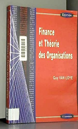 finance et th orie des organisations  van loye, guy 2717837213, 9782717837216