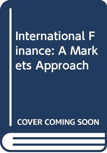 international finance a markets approach 1st edition evans john 0030989345, 9780030989346