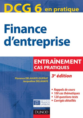 dcg6 finance dentreprises 3rd edition delahaye duprat  florence 2100566709, 9782100566709