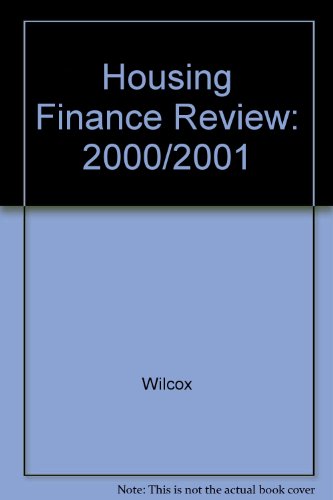 housing finance review 2000/2001 9th edition wilcox 1903208033, 9781903208038