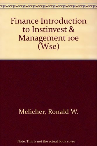 thomson learning testing tools for finance an introduction to markets investments and management 10th edition