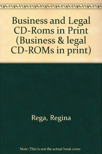 business legal cd roms in print 1993 an international guide to cd rom and cd  regina rega 088736912x,