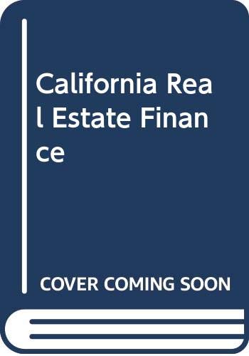 california real estate finance  usa real estate lic staff 0324651481, 9780324651485