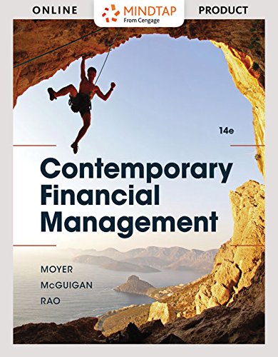 mindtapv2 0 finance printed access for moyer/mcguigan/raos contemporary financial management 14th edition