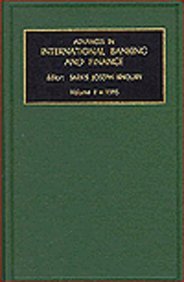 advances in international banking and finance volume 1  sarkis j. khoury 1559383186, 9781559383189