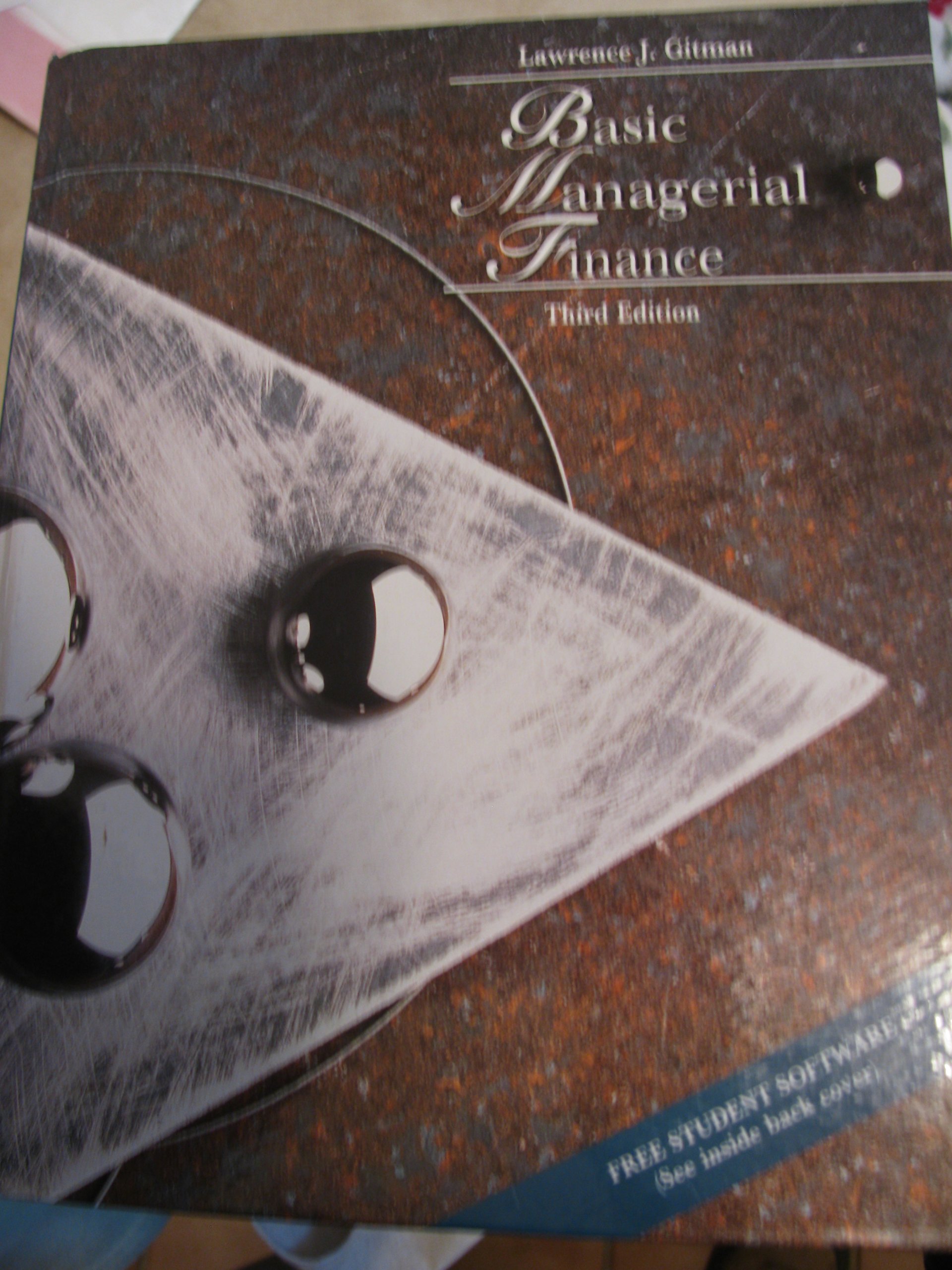 basic managerial finance/book and disk subsequent edition gitman, lawrence j. 0065001664, 9780065001662