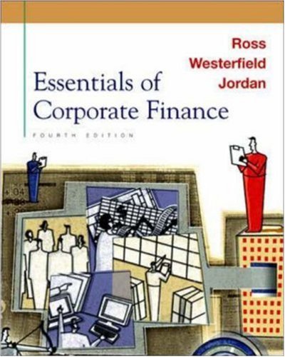 essentials of corporate finance + self study cd rom + powerweb 4th edition ross, stephen a., westerfield,