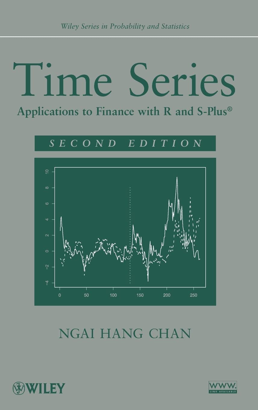 time series applications to finance with r and s plus 2nd edition chan, ngai hang 0470583622, 9780470583623