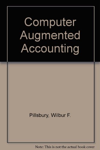 computer augmented accounting a03  wilbur f pillsbury 0538017171, 9780538017176