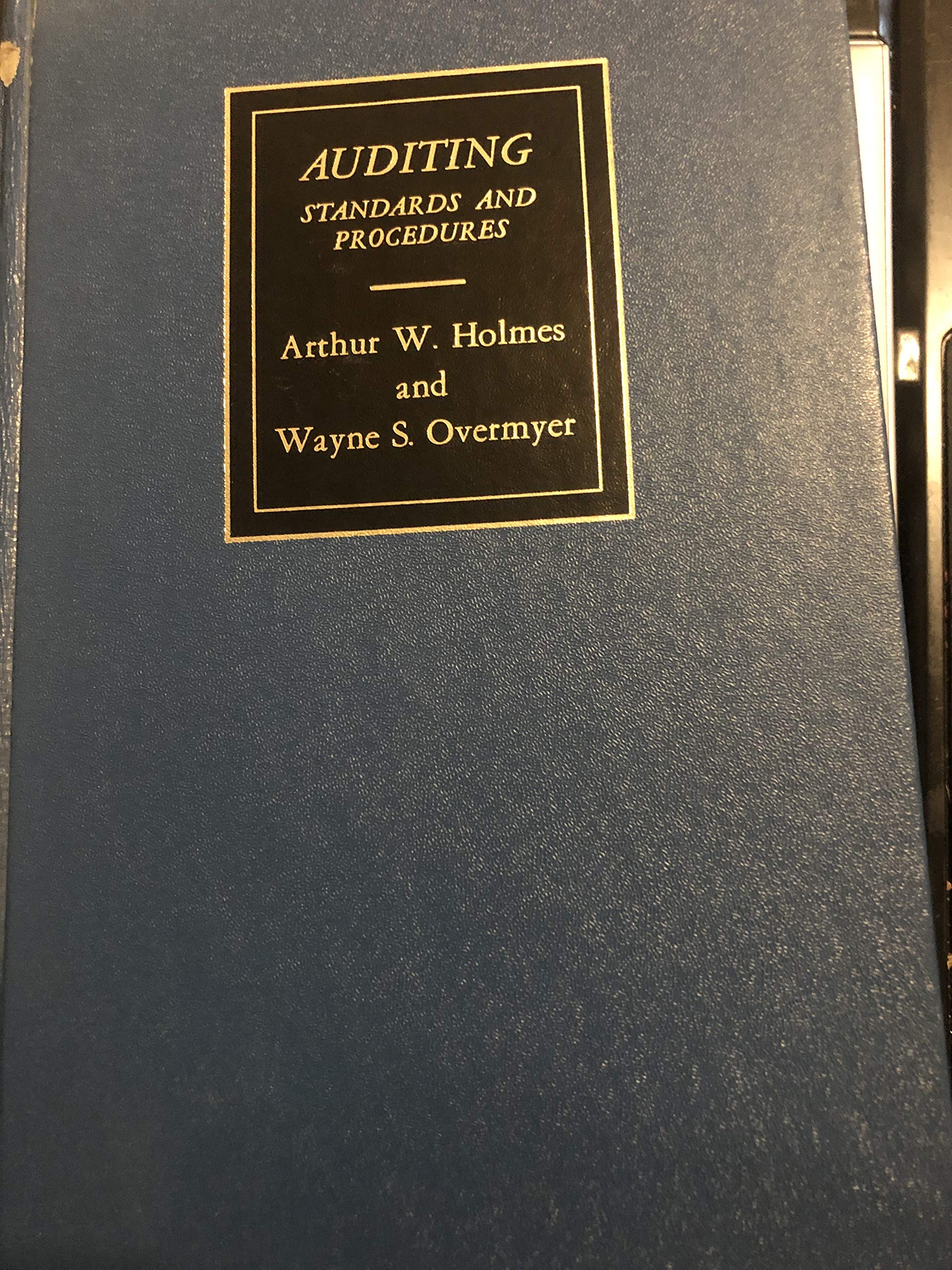 auditing standards and procedures 8th edition holmes, arthur wellington 0256016410, 9780256016413