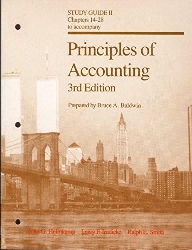 principles of accounting study guide 2 3rd edition helmkamp, john g., imdieke, leroy f., smith, ralph e.