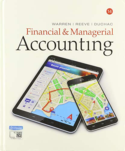 bundle financial and managerial accounting 1 + working papers for warren/reeve/duchacs corporate financial