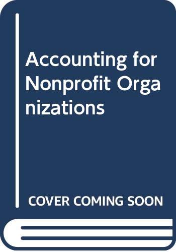 accounting for nonprofit organizations subsequent edition henke, emerson o. 0534917240, 9780534917241