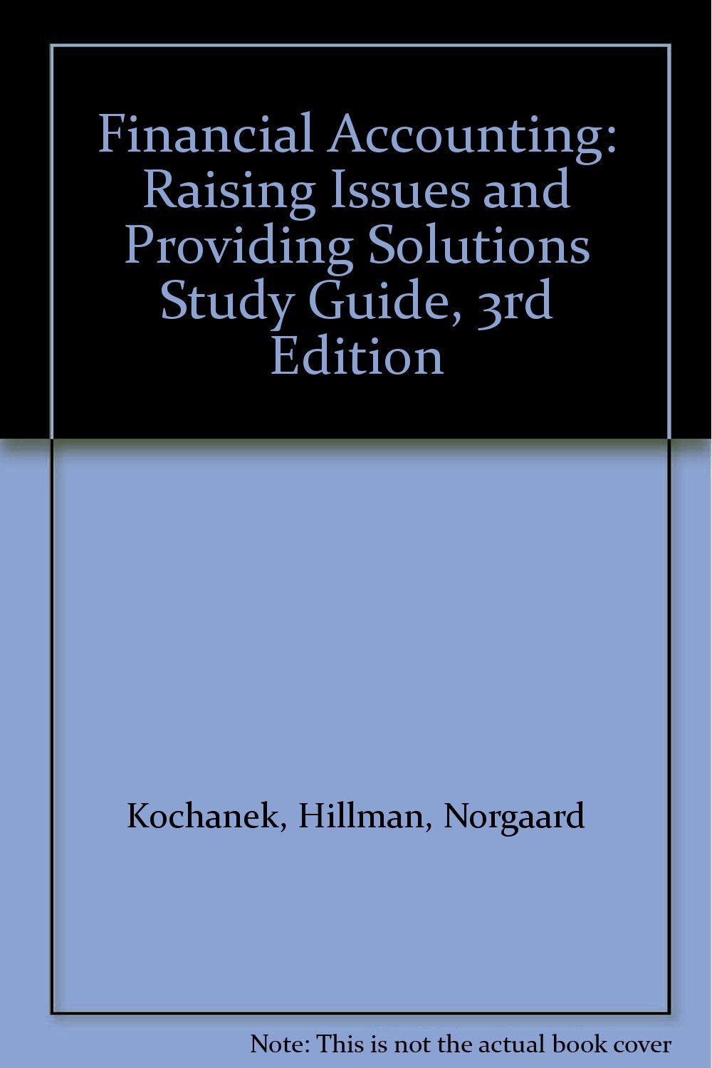 financial accounting raising issues and providing solutions study guide 3rd edition hillman, norgaard