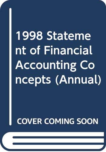 1998 statement of financial accounting concepts 98th edition financial accounting standards board (fasb)