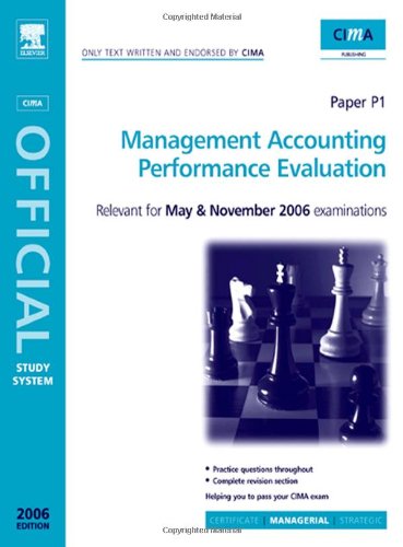 management accounting performance evaluation ringbound edition robert scarlett 0750667117, 9780750667111