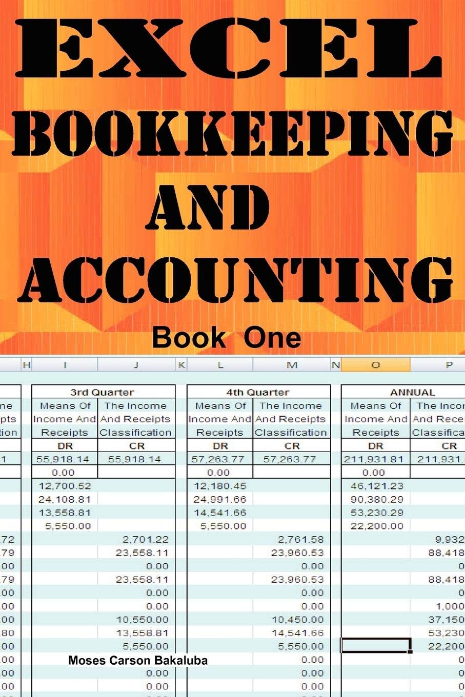 excel bookkeeping and accounting  moses carson bakaluba 1906380155, 9781906380151