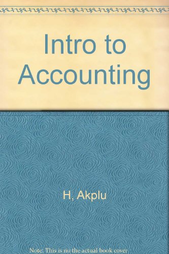 intro to accounting  akplu h 0333361466, 9780333361467