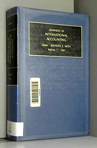 advances in international accounting/a research annual  most, kenneth s. 089232693x, 9780892326938
